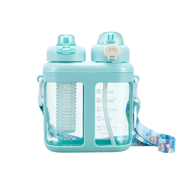Straw Cup with Dual Compartments