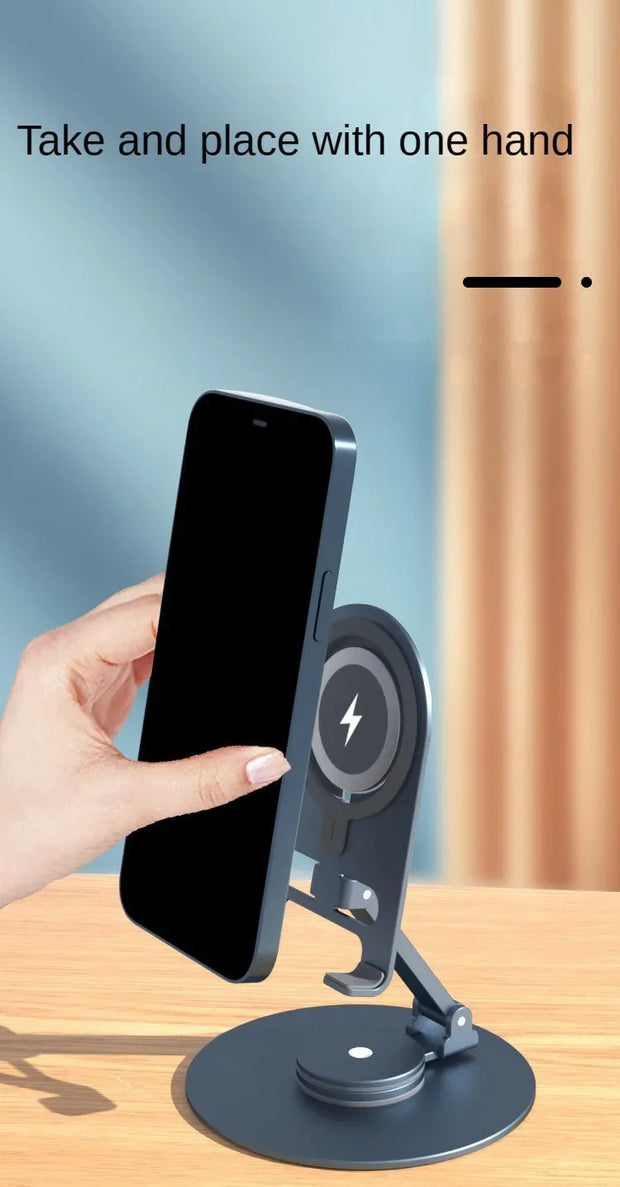 Desktop Cell Phone Stand Lifting and Folding
