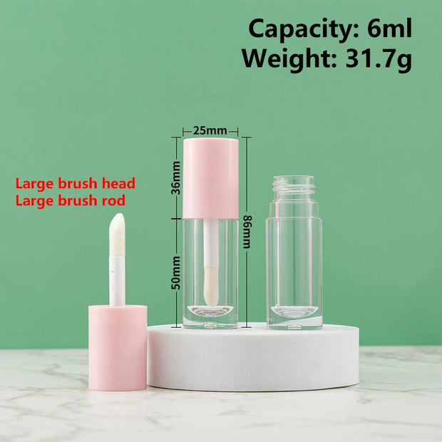 Empty Lip Gloss Tube Plastic Refillable Bottles