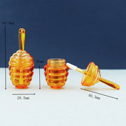 5.5ml Empty clear brown honeycomb shape Lip Gloss Tube
