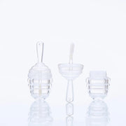 5.5ml Empty clear brown honeycomb shape Lip Gloss Tube