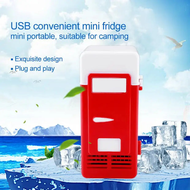 USB Fridge Mini Refrigerator with Cold& Warm Function