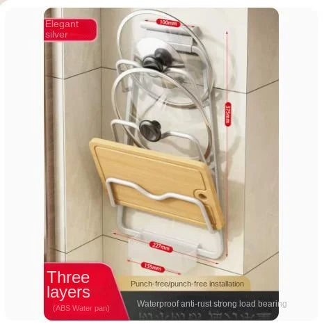 Free Kitchen Rack Multi-Functional Household Storage