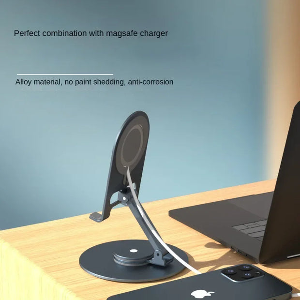 Desktop Cell Phone Stand Lifting and Folding