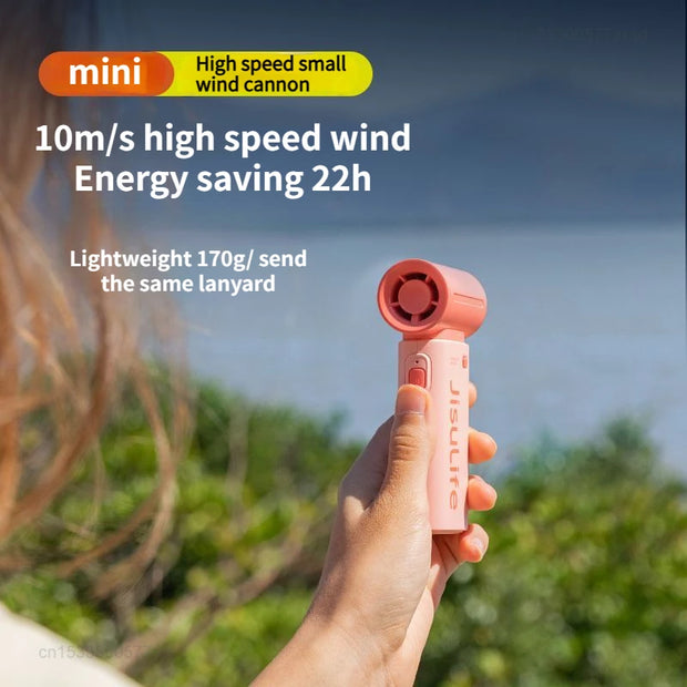 JISULIFE Ultra High Portable USB Powerful Mini Electric Fan