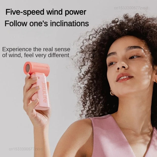 JISULIFE Ultra High Portable USB Powerful Mini Electric Fan