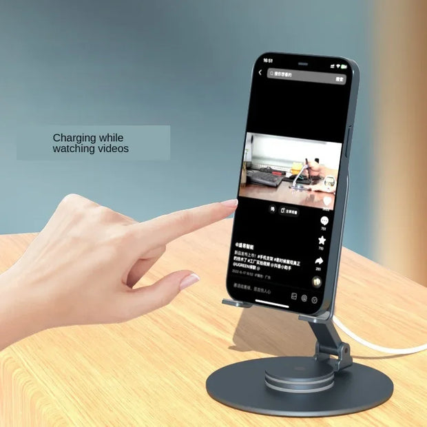 Desktop Cell Phone Stand Lifting and Folding