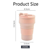Silicone Folding Coffee Cups, Outdoors Travel Drinking Mug
