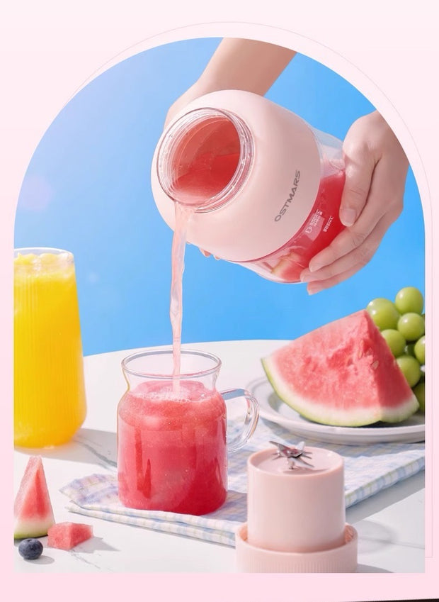 800ML Portable Juicer Fruit Smoothie Electric Wireless Mixer  Juice Cup USB Rechargeable Smoothie Juicer Cup
