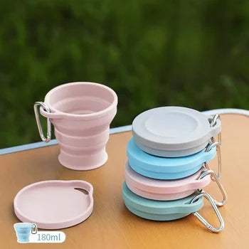 Silicone Folding Coffee Cups, Outdoors Travel Drinking Mug