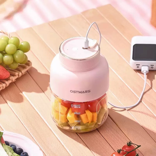 800ML Portable Juicer Fruit Smoothie Electric Wireless Mixer  Juice Cup USB Rechargeable Smoothie Juicer Cup