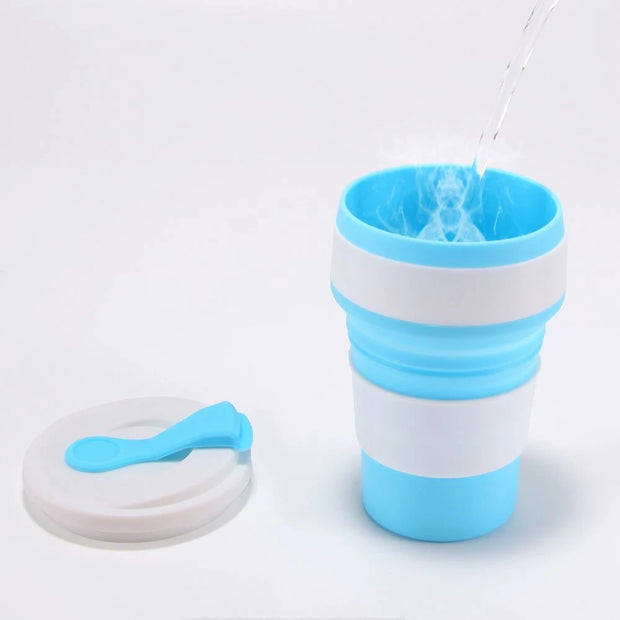 Silicone Folding Coffee Cups, Outdoors Travel Drinking Mug