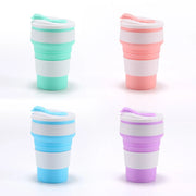 Silicone Folding Coffee Cups, Outdoors Travel Drinking Mug