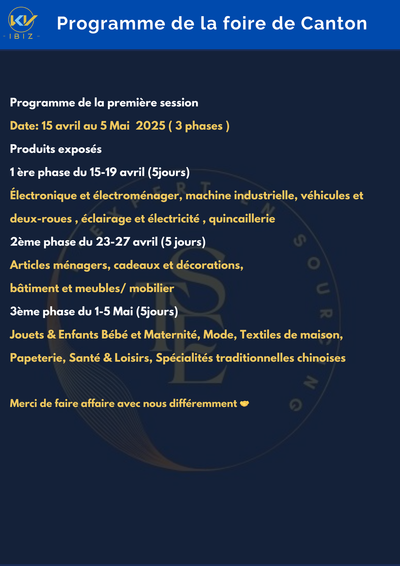Service de guide à la foire de Canton 2025